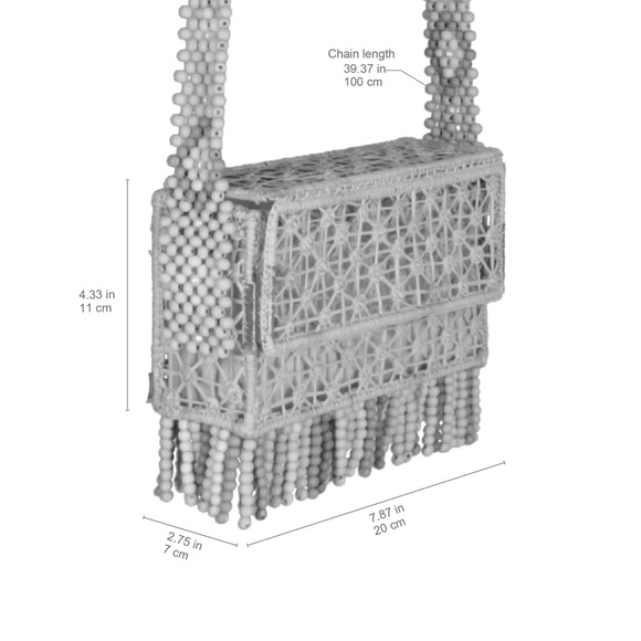 Mercedes Salazar Revolve* I Want To Hold Your Hand Crossbody Bag, New w/Tag - Picture 5 of 14